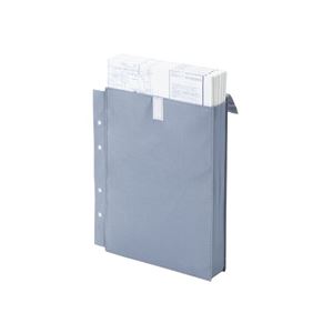 桜井 スターパックエコ 薄ネズ A4 （小） W215×D50×H297mm 面ファスナータイプ 4穴 4φ A45SM 1パック （10枚）