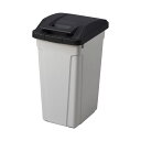 アスベル ハンドル付 分別ペール 45Lブラック 1台 ( 掃除用品 事務用品 清掃 オフィス用品 日用品雑貨 ゴミ箱 ダストボックス お掃除 )