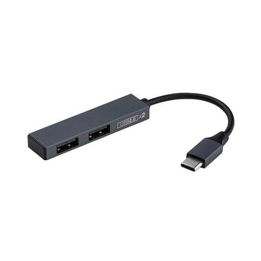 【3セット】 ナカバヤシ USB2.0Type-C2ポート変換ハブ グレー UH-C2562GYX3 【3セット】 ナカバヤシ USB2.0Type-C2ポート変換ハブ グレー UH-C2562GYX3