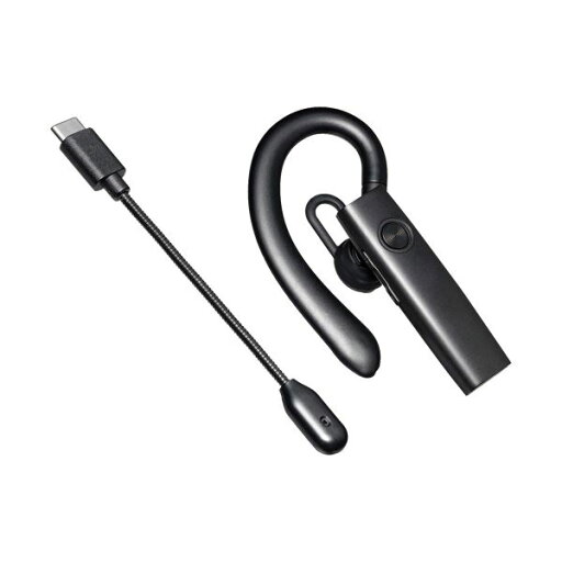 サンワサプライBluetoothヘッドセット (外付けマイク付き) ブラック MM-BTMH61BK 1個 サンワサプライBluetoothヘッドセット (外付けマイク付き) ブラック MM-BTMH61BK 1個