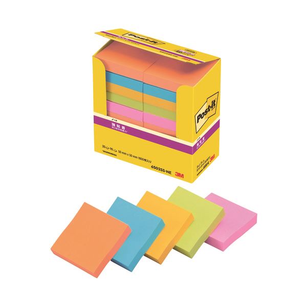■商品内容ノートPCの手前スペースに便利な小さいノートサイズ。■商品スペック●1パッド枚数[枚]：90●色：混色●アソート内容：バイタルオレンジ・ブルーパラダイス・ビビットイエロー・アシッドライム・トロピカルピンク各4●入数：20パッド■送料・配送についての注意事項●本商品の出荷目安は【3 - 6営業日　※土日・祝除く】となります。●お取り寄せ商品のため、稀にご注文入れ違い等により欠品・遅延となる場合がございます。●北海道への配送につきましては別途追加送料が発生します。　また沖縄県・離島へは配送不可となります。