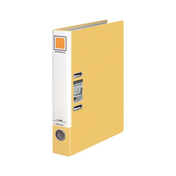 【KOKUYO】 コクヨ 事務用品 KOKUYO レバッチファイル A4タテ 2穴 280枚収容 28mmとじ 背幅56mm 黄 フ-AL280Y 1冊 【×5セット】 【 まとめ買い お買い得 業務用 割引 オフィス用品 文房具 事務用品】 ファイル・バインダー ファイル