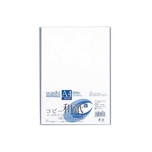 マルアイ コピー和紙 カミ-P4AW A4 白 20枚 【×10セット】 【お徳用 まとめ買い お買い得 業務用 割引 セット販売】 プリンタ PCサプライ・消耗品 コピー用紙・印刷用紙 コピー用紙 コピー 紙 プリンタ用紙