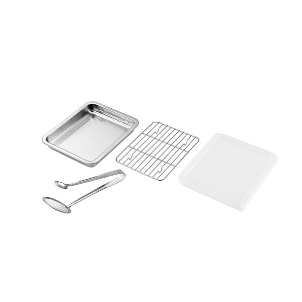 SUS ・ ga(サス ・ ガ) ステンレスバット（フタ ・ アミ付） SUS-B350 キッチン 食器 キッチン用品 飲食店 料理