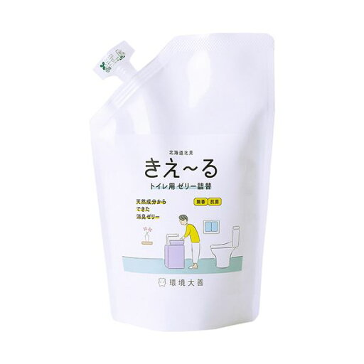 環境大善 きえーるトイレ用 ゼリータイプ 無香 詰替 480g H-KTJ-480T 1個 【×3セット】 【お徳用 まとめ買い お買い得 業務用 割引 セット販売】 芳香剤 消臭剤 アロマ フレグランス 環境大善 きえーるトイレ用 ゼリータイプ 無香 詰替 480g H-KTJ-480T 1個 【×3セット】 【お徳用 まとめ買い お買い得 業務用 割引 セット販売】 芳香剤 消臭剤 アロマ フレグランス