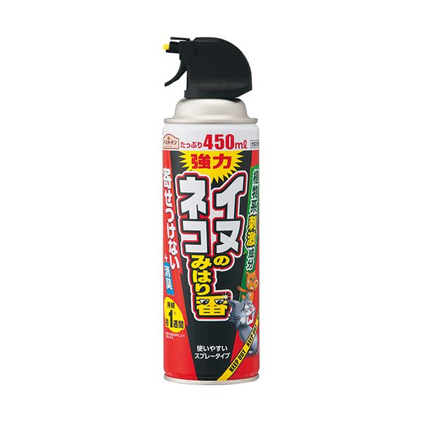 【セット販売】 アース製薬 アースガーデン イヌ・ネコのみはり番スプレー 450ml 1本【×5セット】