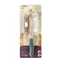 BS ブラッシング&整毛ブラシM 【×2セット】 (犬猫用品 / お手入れ用品) 【お徳用 まとめ買い お買い得 業務用 割引 セット販売】 【 ペットフード ...