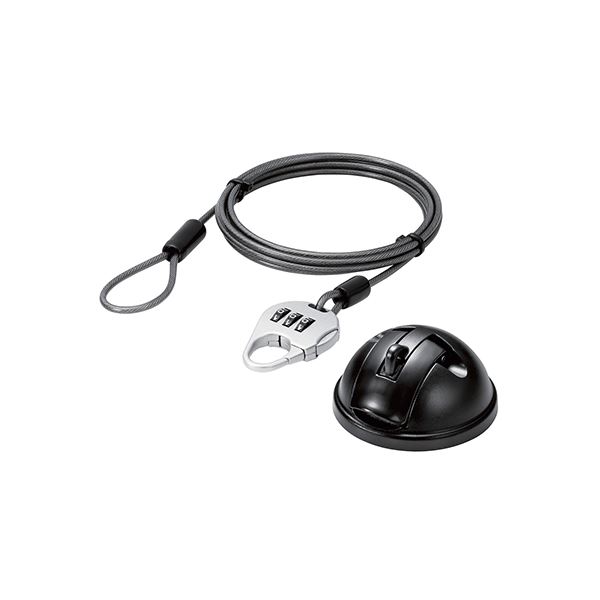 ELECOM エレコム PC機器 法人向け簡易パッケージ / タブレット吸盤式セキュリティワイヤー / 汎用 ESL-Q