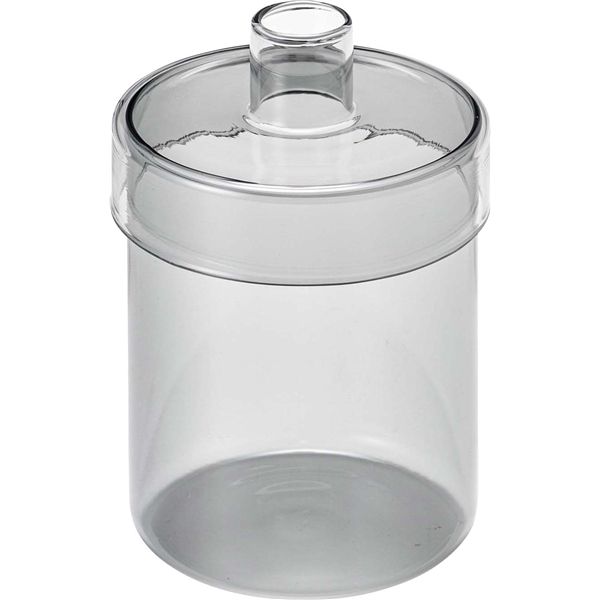 ガラスベース グレー （約W9.5×D9.5×H14cm） 完成品 花 花瓶