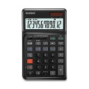 カシオ 人間工学電卓 12桁ジャストタイプ ブラック JE-12D-BK-N 1台 日用品雑貨・文房具・手芸 文房具・事務用品 文具 オフィス用品 文房具 事務用品 電卓(2)
