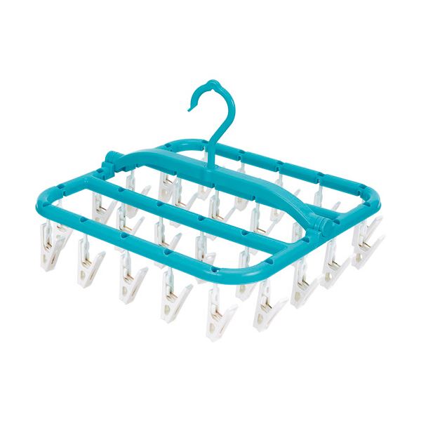 レック 小物まとめ干しハンガーピンチ26個付 W-432 1個 【×10セット】 【お徳用 まとめ買い お買い得 業務用 割引 セット販売】 （ 掃除用品 文房具・事務用品 生活雑貨 オフィス用品 日用品雑貨 日用消耗品 文房具 お掃除 ）