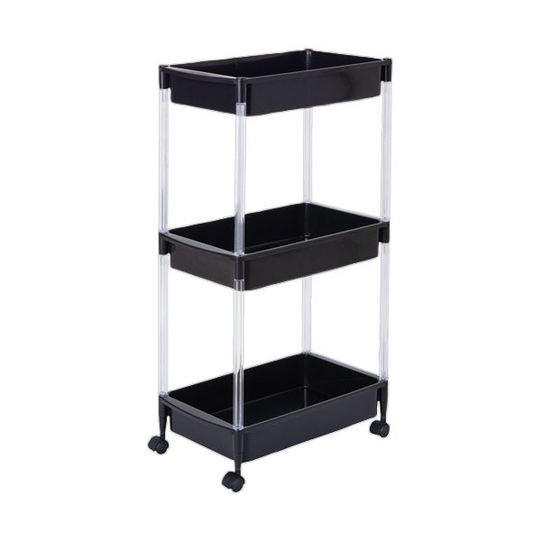 平和工業 玄関ワゴン WillST 3段ダークグレー S-850DG 1台 （ 掃除用品 文房具・事務用品 生活雑貨 オフィス用品 日用品雑貨 日用消耗品 文房具 お掃除 ）