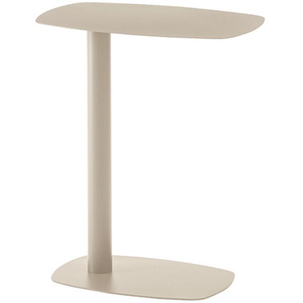 サイドテーブル 約W28×D42×H50.5cm ベージュ 組立式