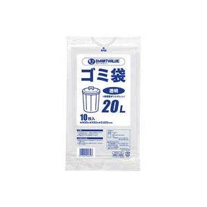 【セット販売】ジョインテックス ゴミ袋 LDD 透明 20L 10枚 N208J-20【×50セット】