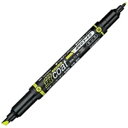 【5セット お徳用セット】 トンボ鉛筆 蛍光マーカー / 蛍コート 【太字・細字 / 黄】 10本入り ツインタイプ WA-TC91 【お徳用 まとめ買い お買...