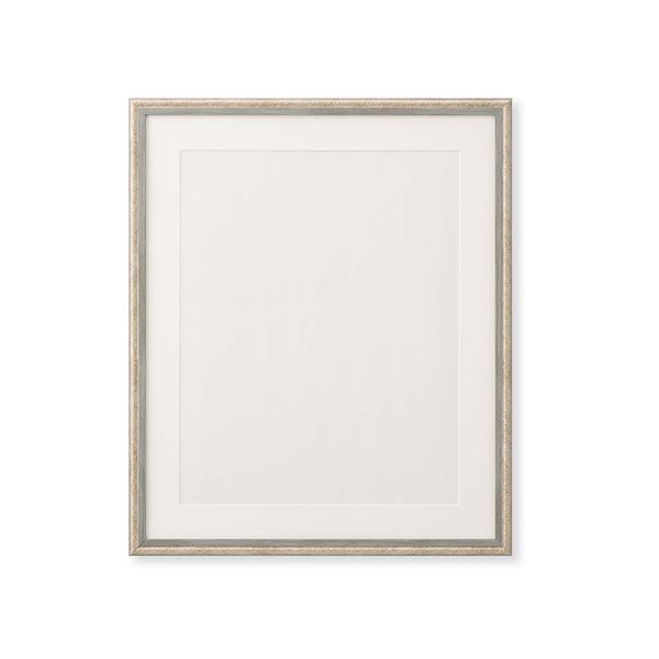 超軽量 水彩額 366P水彩額 F8 〔 455×379mm 〕グレー / ライトブルー 絵画 額 額縁 フレーム