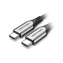 VENTION USB-C to USB-C 3.1ケーブル 1m グレー TA-7787 USB-C to USB-C 3.1ケーブル 1m グレーデジタル家電 家電 パソコン・周辺機器 ケーブル・ケーブルカバー ケーブル・ケーブルカバー(2)