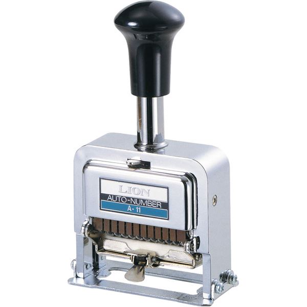 ナンバリング スタンプ A型 12桁3様式E字体 日用品雑貨・文房具・手芸 文房具・事務用品 文具 オフィス用品 文房具 事務用品 印鑑・スタンプ・朱肉