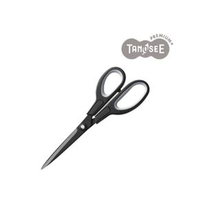 TANOSEE 【お徳用セット】 TANOSEE フッ素はさみ 刃渡り85mm ブラック 10本 【お徳用 まとめ買い お買い得 業務用 割引 セット販売】 日用品雑貨・文房具・手芸 文房具・事務用品 文具 オフィス用品 文房具 事務用品 はさみ