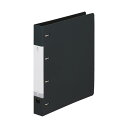 リヒトラブリクエスト D型リングファイル A4タテ 4穴 300枚収容 30mmとじ 背幅41mm 黒 G1270-24 1冊 【×3セット】 【お徳用 まとめ...