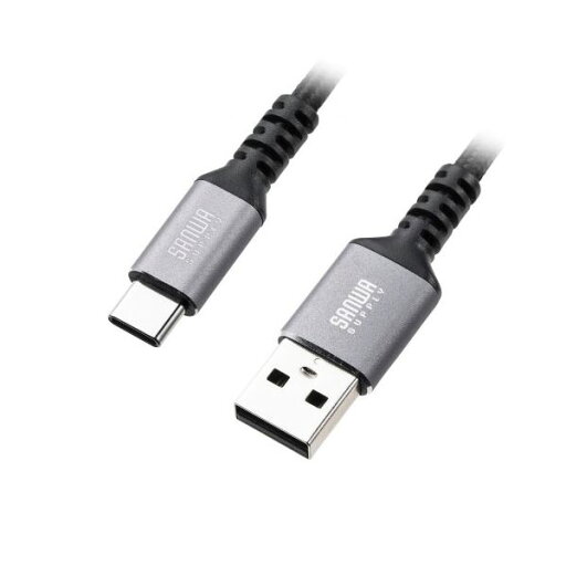 サンワサプライ USB 2.0 Type-Cケーブル C-A ストレート 2m KU-CA20TK サンワサプライ USB 2.0 Type-Cケーブル C-A ストレート 2m KU-CA20TK