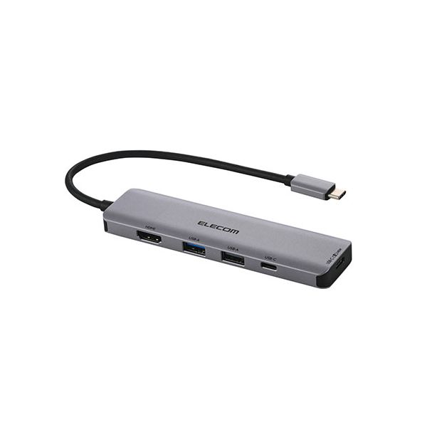 エレコム ドッキングステーション5in1(USB PD3.1対応) DST-050BP1SV