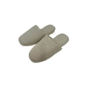 オーミケンシ シャンブレースリッパ ベージュ 【×3セット】 【お徳用 まとめ買い お買い得 業務用 割引 セット販売】 （ 掃除用品 文房具・事務用品 生活雑貨 オフィス用品 日用品雑貨 日用消耗品 文房具 お掃除 ）