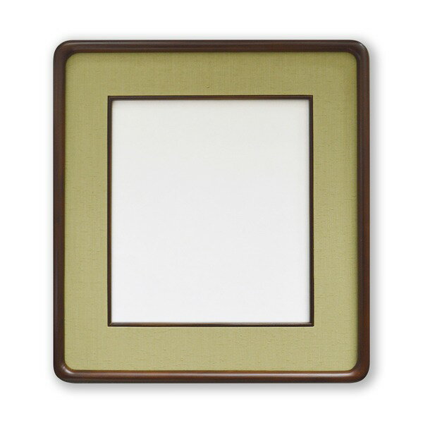 角が丸い 色紙額 隅丸布マット色紙 273×242mm ウグイス 日本製 布マット 木製 フレーム 色紙額縁 額 額縁 日用品雑貨・文房具・手芸 文房具・事務用品 文具 オフィス用品 文房具 事務用品 ノート・紙製品 賞状用紙・賞状額縁