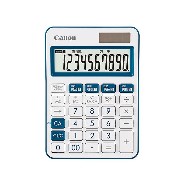 CANON キヤノン カラフル電卓 LS-105WUC-NV ネイビー 日用品雑貨・文房具・手芸 文房具・事務用品 文具 オフィス用品 文房具 事務用品 電卓
