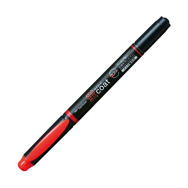 【20本セット】 トンボ鉛筆 蛍光マーカー 蛍コート あか Tombow-WA-TC94X20 【 セット販売 まとめ買い 割引 お買い得 事務用品 】 文具 ...