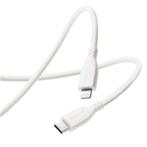 【まとめ買い 5個セット】 エレコム なめらかUSB-C to Lightningケーブル 2m ホワイト MPA-CLSS20WHX5 【お徳用 まとめ買い お買い得 業務用 割引 セット販売】 【まとめ買い 5個セット】 エレコム なめらかUSB-C to Lightningケーブル 2m ホワイト MPA-CLSS20WHX5 【お徳用 まとめ買い お買い得 業務用 割引 セット販売】