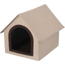 ペットハウス 三角屋根 Lサイズ BE ベージュ 【 ペット用品 犬用品 猫用品 うさぎ ベッド 犬 猫 PET bed 睡眠 】