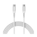 アドテックUSB4 Gen3 PD対応 Type-C to C ケーブル (240W出力) ホワイト APC-V1024CC-U4G3-WH1本