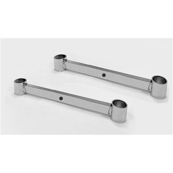 〔2本セット〕 プロフェイス 専用 ハンガー用 補強パイプ 35cm 日本製 スチールラック 収納棚 ハンガー受けパーツ