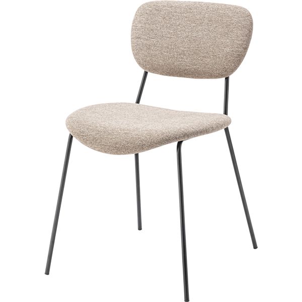 チェア ベージュ （約W48×D55×H75×SH46cm） 完成品