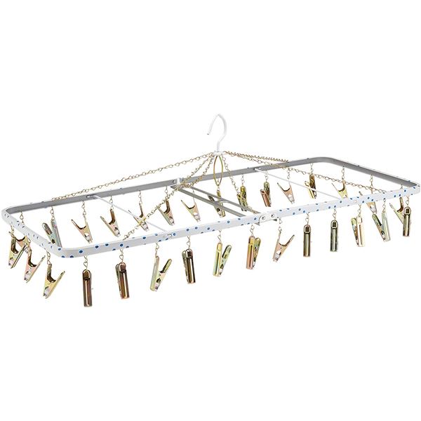 〔3個セット〕 洗濯物干し 洗濯ハンガー 約幅800mm 30ピンチ スチールフレーム ニシダ 角ハンガージャンボD 青玉 洗濯用品 （ 掃除用品 文房具・事務用品 生活雑貨 オフィス用品 日用品雑貨 日用消耗品 文房具 お掃除 ）