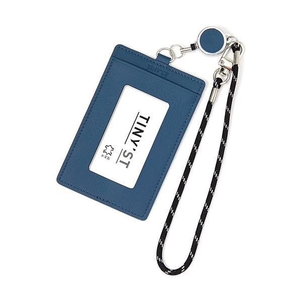レイメイ藤井 タイニスト リール付パスケース ネイビー NP1075K