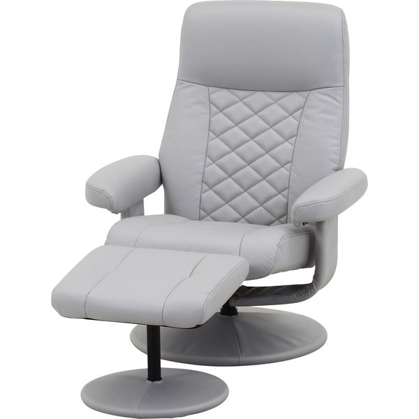 パーソナルチェアー クロス GY グレー 組立品（メーカー名:不二貿易） インテリア 家具 オフィス家具 事務用チェア 高機能チェア