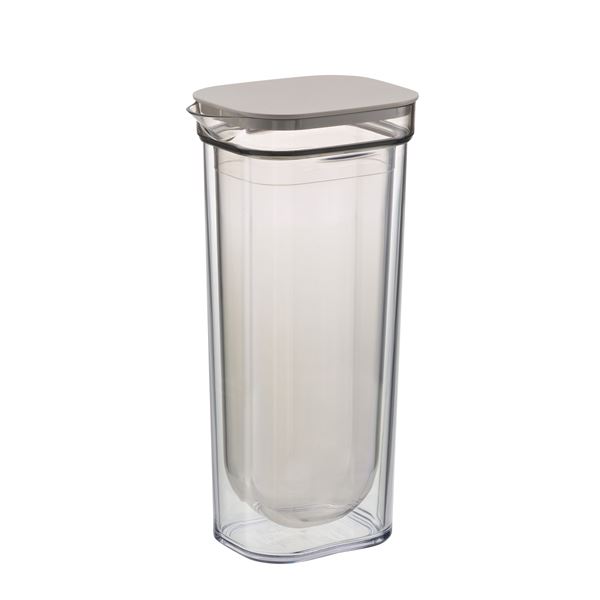 【2個セット】 リッチェル ダブルウォール カラフェ 1L ブラウン