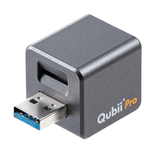 サンワダイレクトバックアップ用カードリーダー Qubii Pro グレー 400-ADRIP011GY 1個 サンワダイレクトバックアップ用カードリーダー Qubii Pro グレー 400-ADRIP011GY 1個