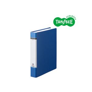 TANOSEE 【お徳用セット】 TANOSEE Oリングファイル （貼り表紙） A4タテ リング内径38mm 青 20冊 【お..