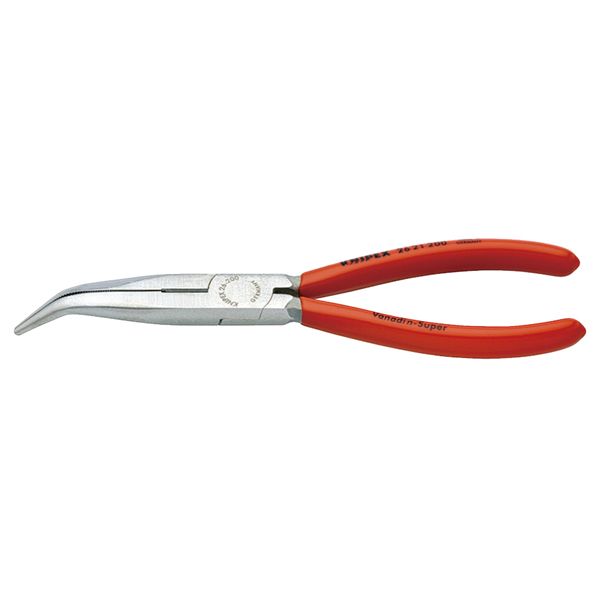 KNIPEX クニペックス 40゜先曲ラジオペンチ プラスチックコーティング 全長200mm 2621-200 工事 DIY 工具 ペンチ ラジオペンチ