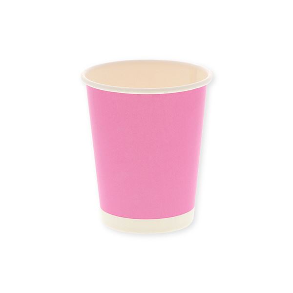 シモジマHEIKO 紙コップ ペーパーカップ アイス・ホット兼用 8オンス （295ml） ピンク 口径80mm #0045359311セット （1000個：50個×20パック）【 お徳用 まとめ買い お買い得 】 キッチン用品・食器 日用雑貨・キッチン用品 キッチン 台所用品