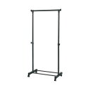 YAMAZEN 山善 パイプハンガー シングルオールブラック MKS-S (ABK)(S) 1台 【×5セット】 【お徳用 まとめ買い お買い得 業務用 割引 セット販売】