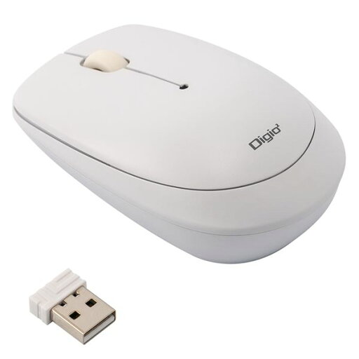 Digio2 無線 スタンダードマウス 3ボタン / ブルーLED MUS-RKT209WW ホワイト Digio2 無線 スタンダードマウス 3ボタン / ブルーLED MUS-RKT209WW ホワイト