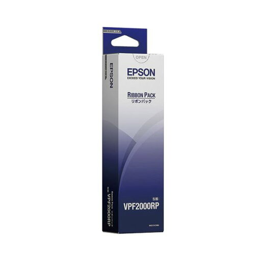 【EPSON メーカー純正品 EPSON 】 エプソン リボンパック 黒 VPF2000RP 1本 【EPSON メーカー純正品 EPSON 】 エプソン リボンパック 黒 VPF2000RP 1本