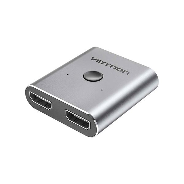 VENTION 2-Port to 1-Port HDMI 双方向スイッチャー / シルバーグレー グレー AF-2373