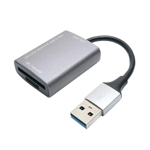 ナカバヤシ ミヨシSD / microSDカードリーダ・ライタ USB-A (USB3.2Gen1対応) ダークシルバー USR-ASD1 / DS1個 ナカバヤシ ミヨシSD / microSDカードリーダ・ライタ USB-A (USB3.2Gen1対応) ダークシルバー USR-ASD1 / DS1個