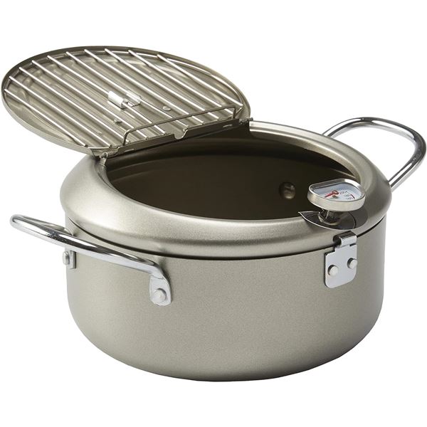 美吉 Cokwer バット蓋付 天ぷら鍋 20cm TPーS20W 【 キッチン用品・食器・調理器具 日用雑貨・キッチン用品 キッチン 鍋・フライパン 圧力鍋 】