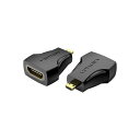 【5セット】 VENTION マイクロHDMI Male to HDMI Female アダプター ブラック AI-2274X5(2)